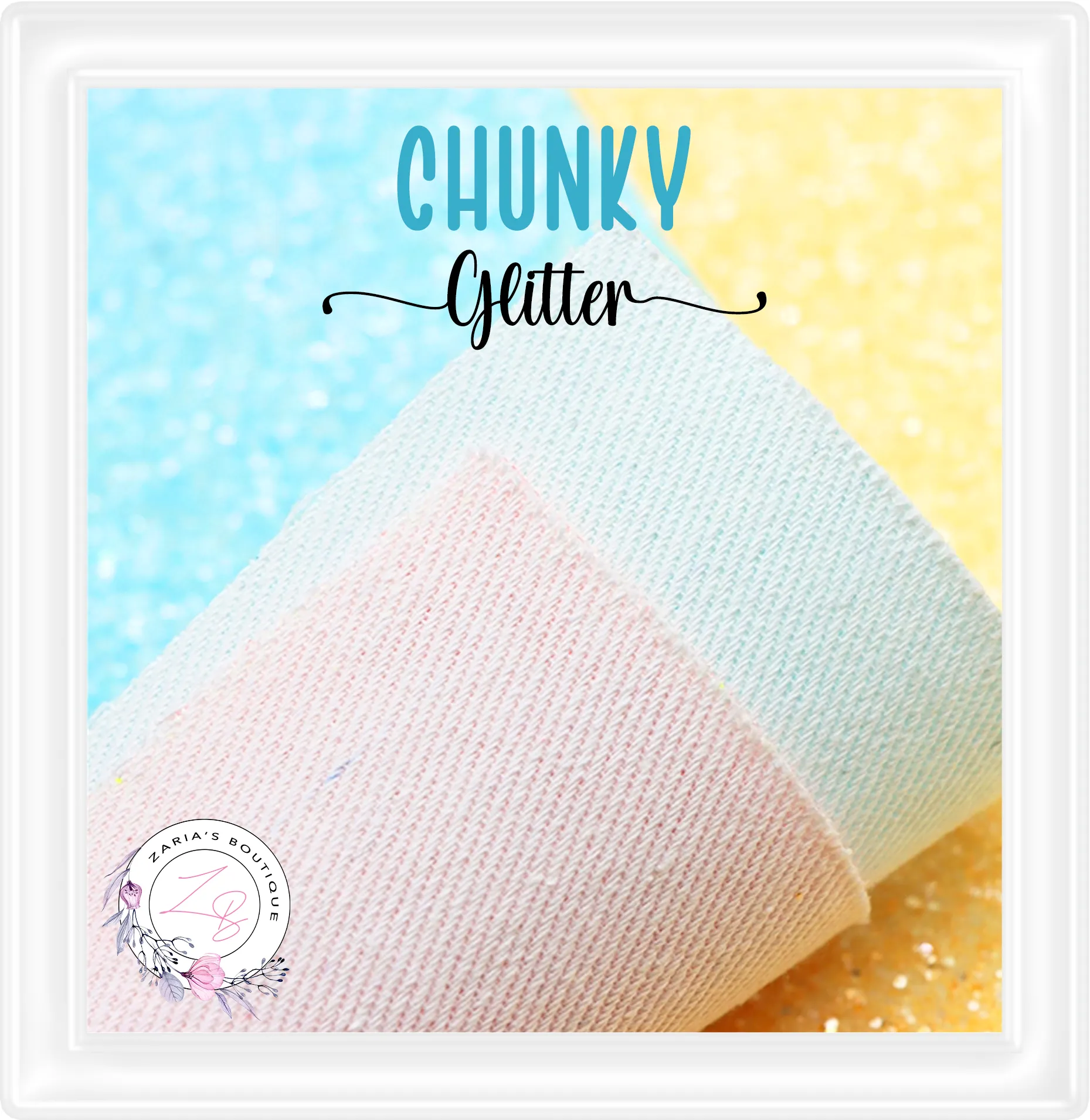 ∙ CHUNKY GLITTER ∙ Lemon Yellow Frosted Sprinkle ∙