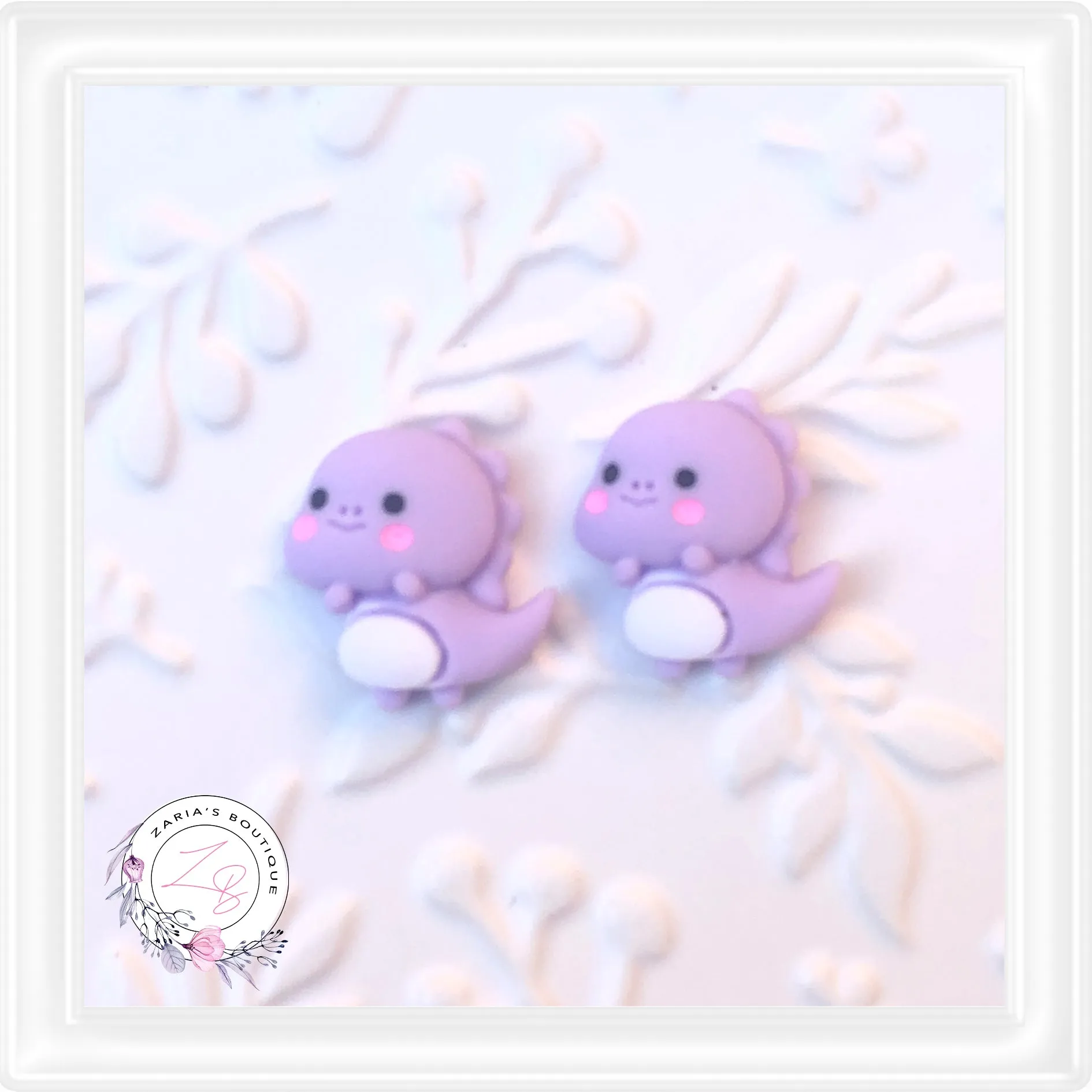 ⋅ CUTE DINOSAURS ⋅ Flatback Resin Embellishments ⋅