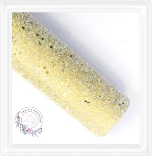 ∙ Gold Fleck Chunky Glitter  ∙  Lemon Yellow  ∙