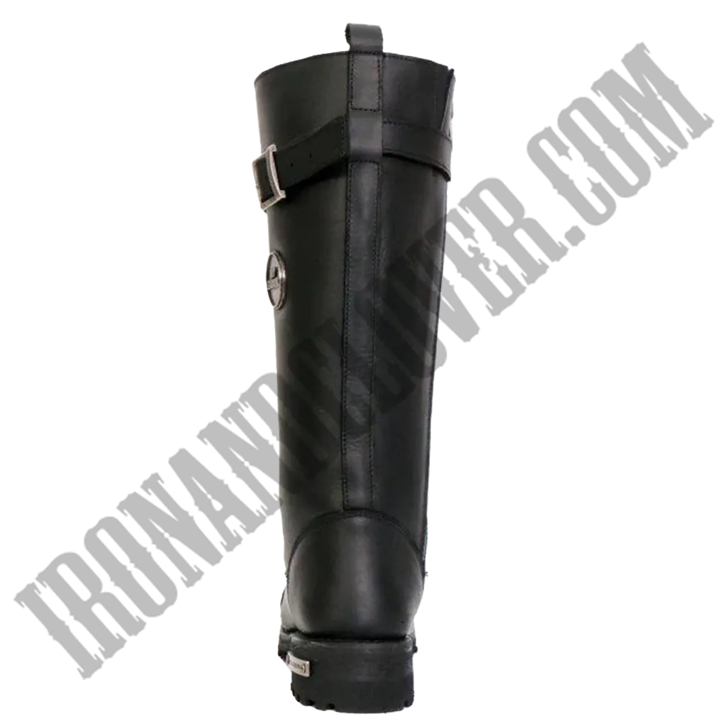 14-Inch Knee-High Riding Boot with Side Zipper