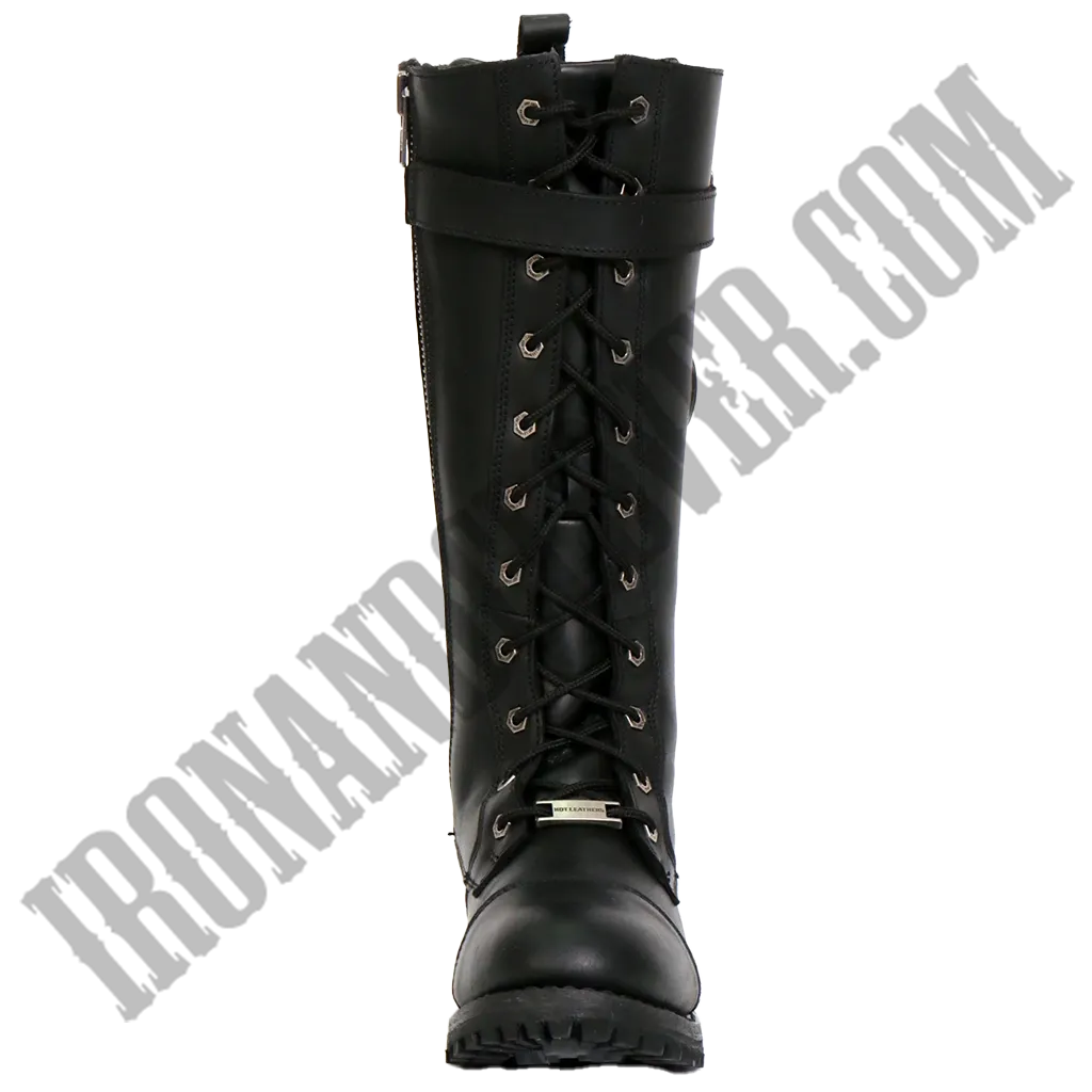 14-Inch Knee-High Riding Boot with Side Zipper
