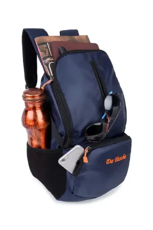 15 L Waterproof Solid Casual Backpack for Unisex - Blue