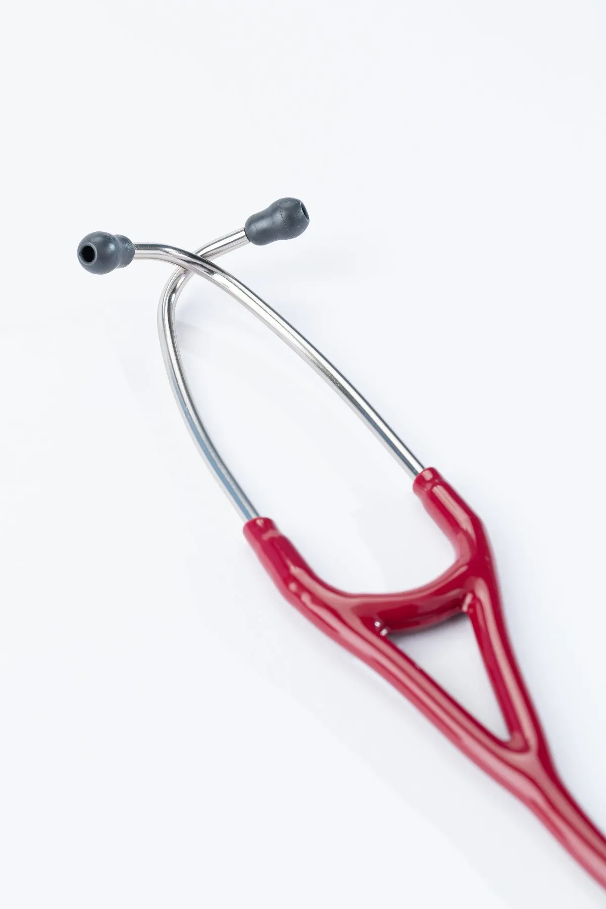 3M™ Littmann® Cardiology IV™ Diagnostic Stethoscope, Mirror-Finish Chestpiece and Stem, Burgundy Tube, Stainless Headset, 27 inch, 6170