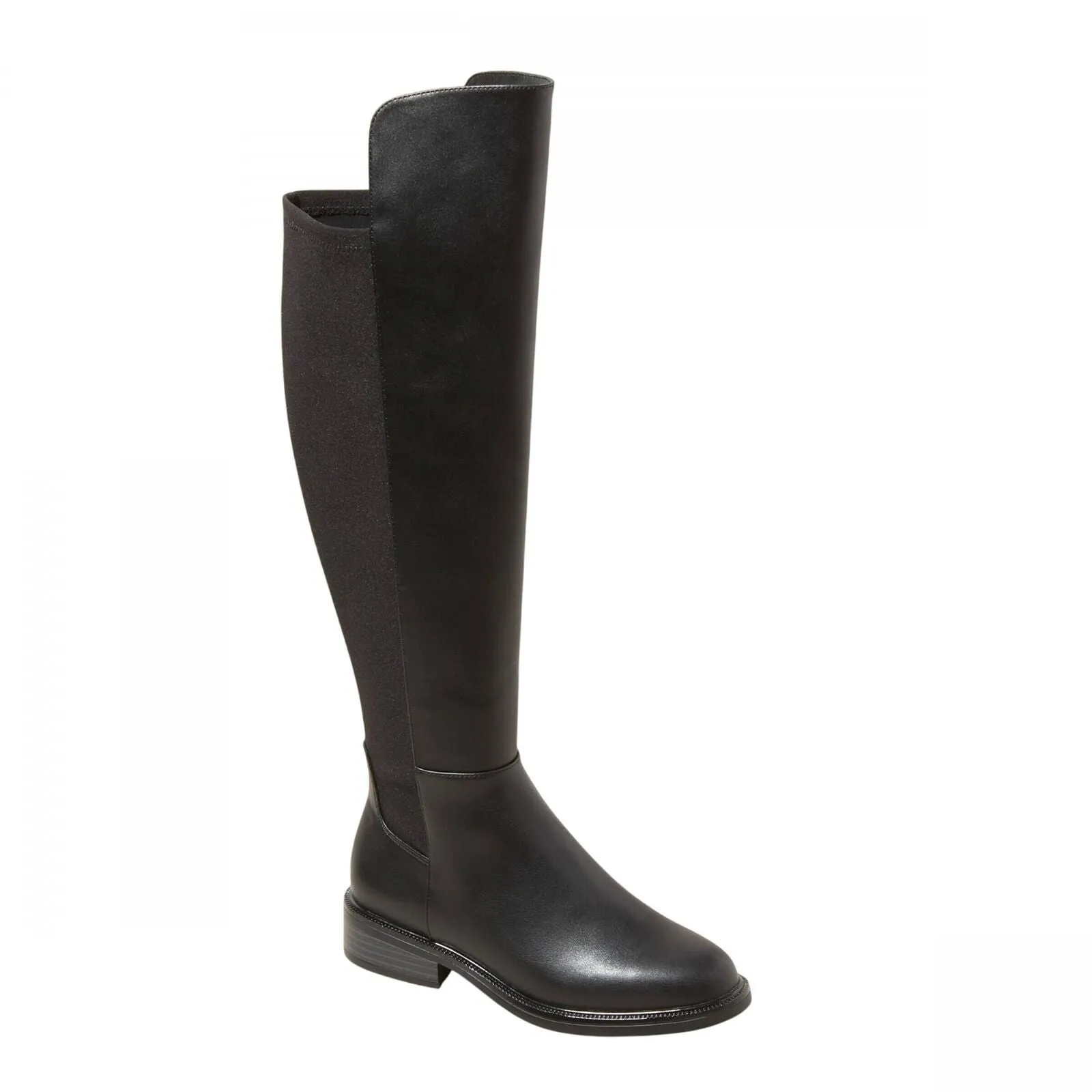 A New Day Womens Hope Wide Calf Tall Boots 90974972 Black 7M-WC