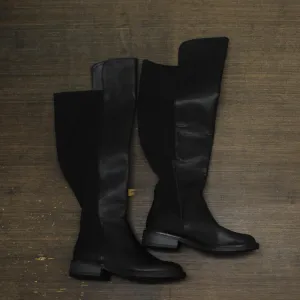A New Day Womens Hope Wide Calf Tall Boots 90974972 Black 7M-WC