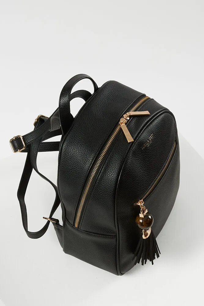 Abigail Black Casual Backpack