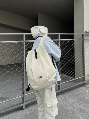 Adjustable Straps Casual Canvas Backpack