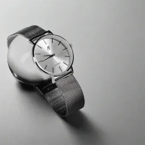 Advance Chrome 36MM Unisex Mesh Watch In Silver