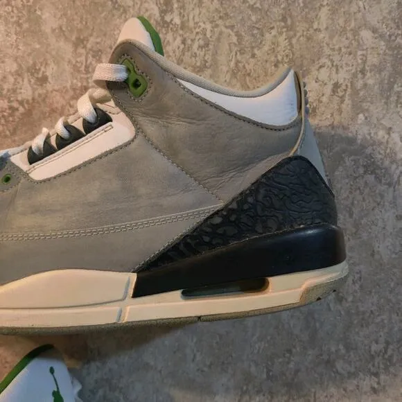 Air Jordan 3 Retro Chlorophyll Mens Size 11.5 Sneakers * Read Description *