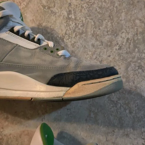 Air Jordan 3 Retro Chlorophyll Mens Size 11.5 Sneakers * Read Description *