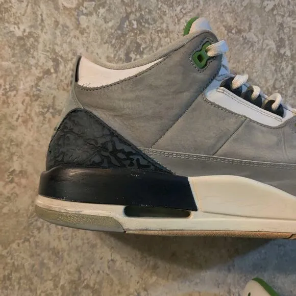 Air Jordan 3 Retro Chlorophyll Mens Size 11.5 Sneakers * Read Description *
