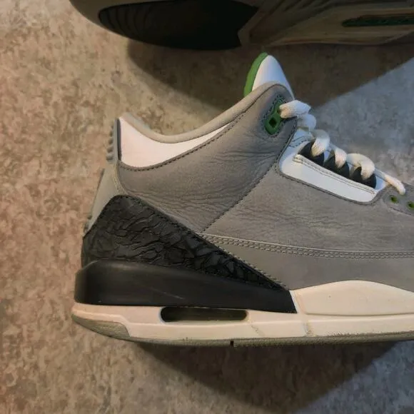 Air Jordan 3 Retro Chlorophyll Mens Size 11.5 Sneakers * Read Description *