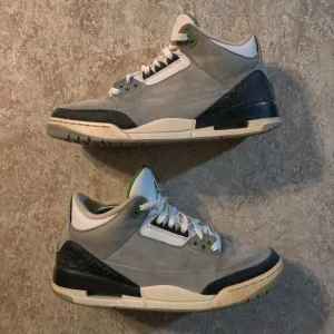 Air Jordan 3 Retro Chlorophyll Mens Size 11.5 Sneakers * Read Description *