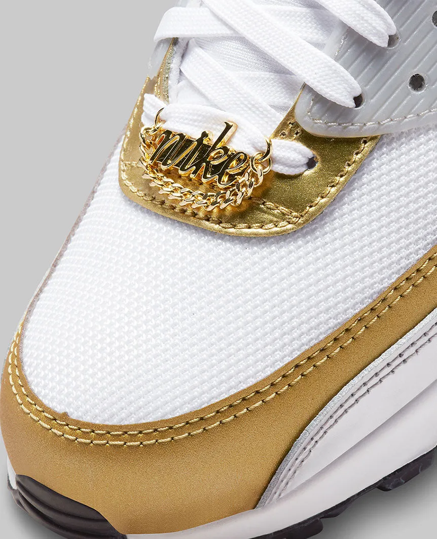 Air Max 90 SE  Womens  Gold Silver