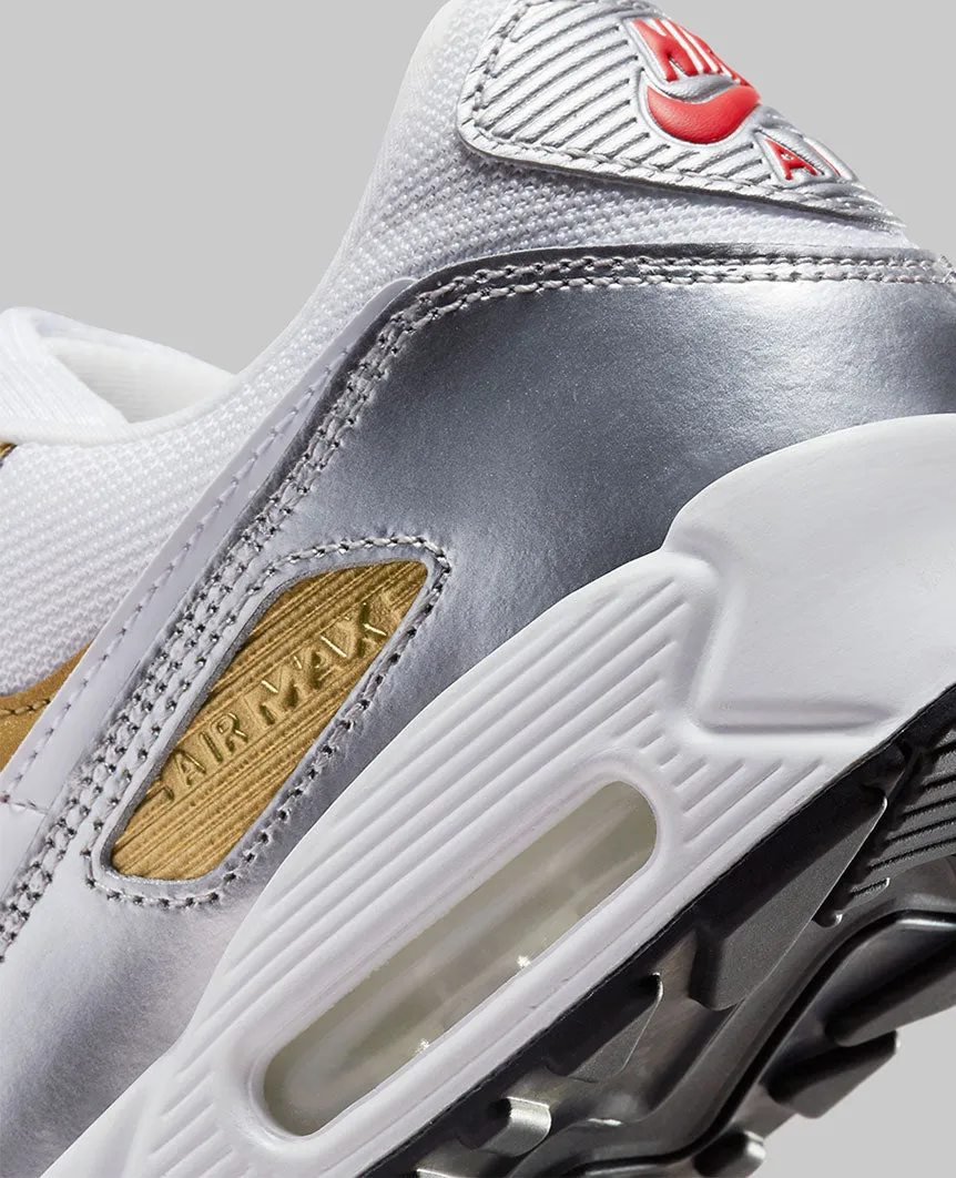 Air Max 90 SE  Womens  Gold Silver
