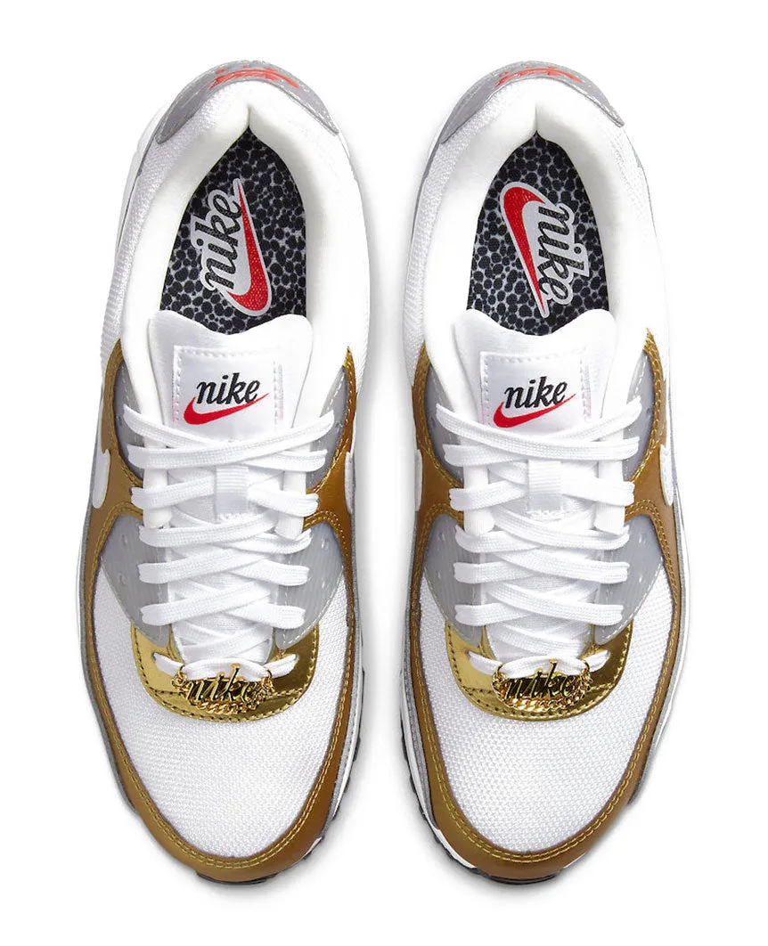 Air Max 90 SE  Womens  Gold Silver