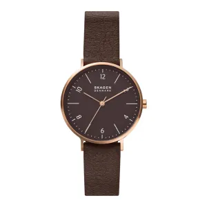 ANALOG WATCH 0 JWL GP LEATHER STRAP