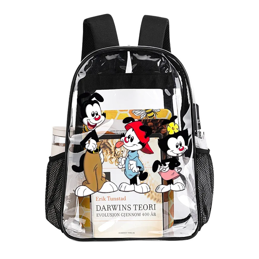 Animaniacs Transparent Backpack 17 Inch