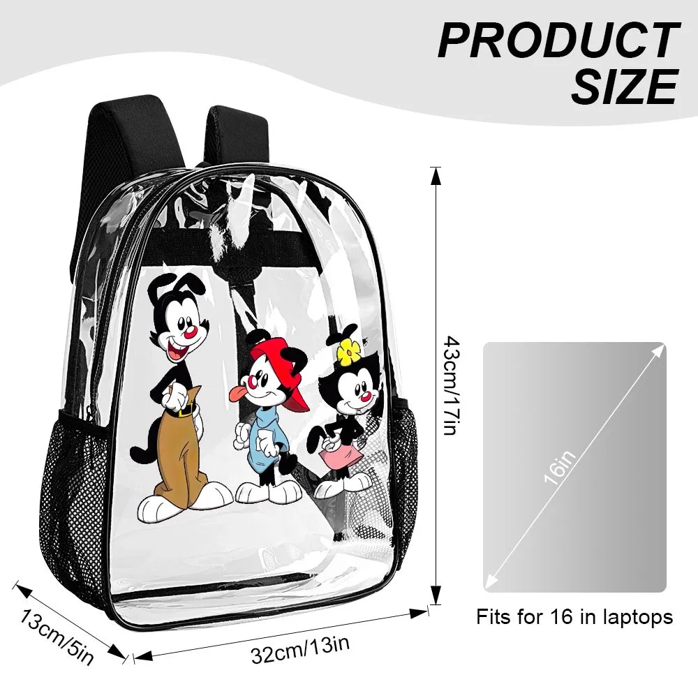 Animaniacs Transparent Backpack 17 Inch