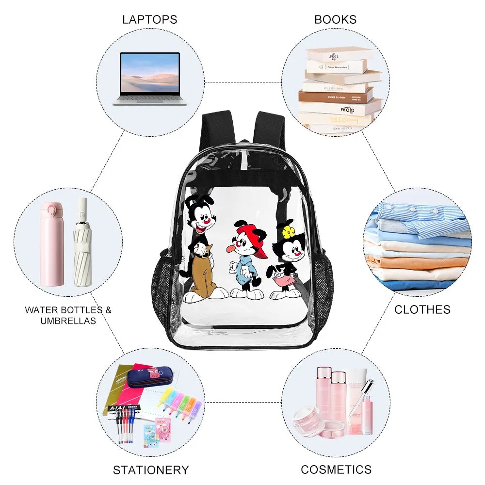 Animaniacs Transparent Backpack 17 Inch
