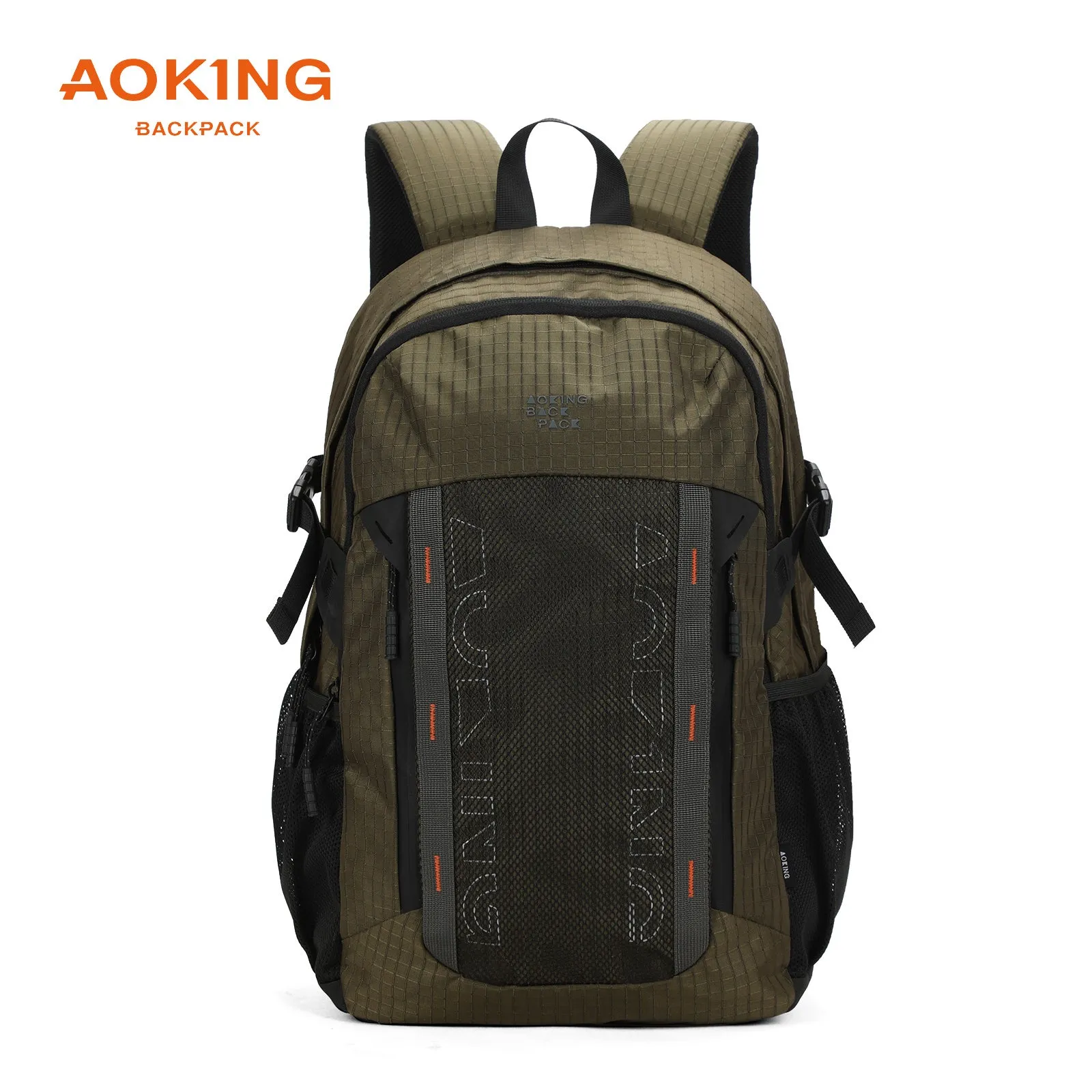 Aoking Backpack Black Casual Backpack Student Bag XN3377