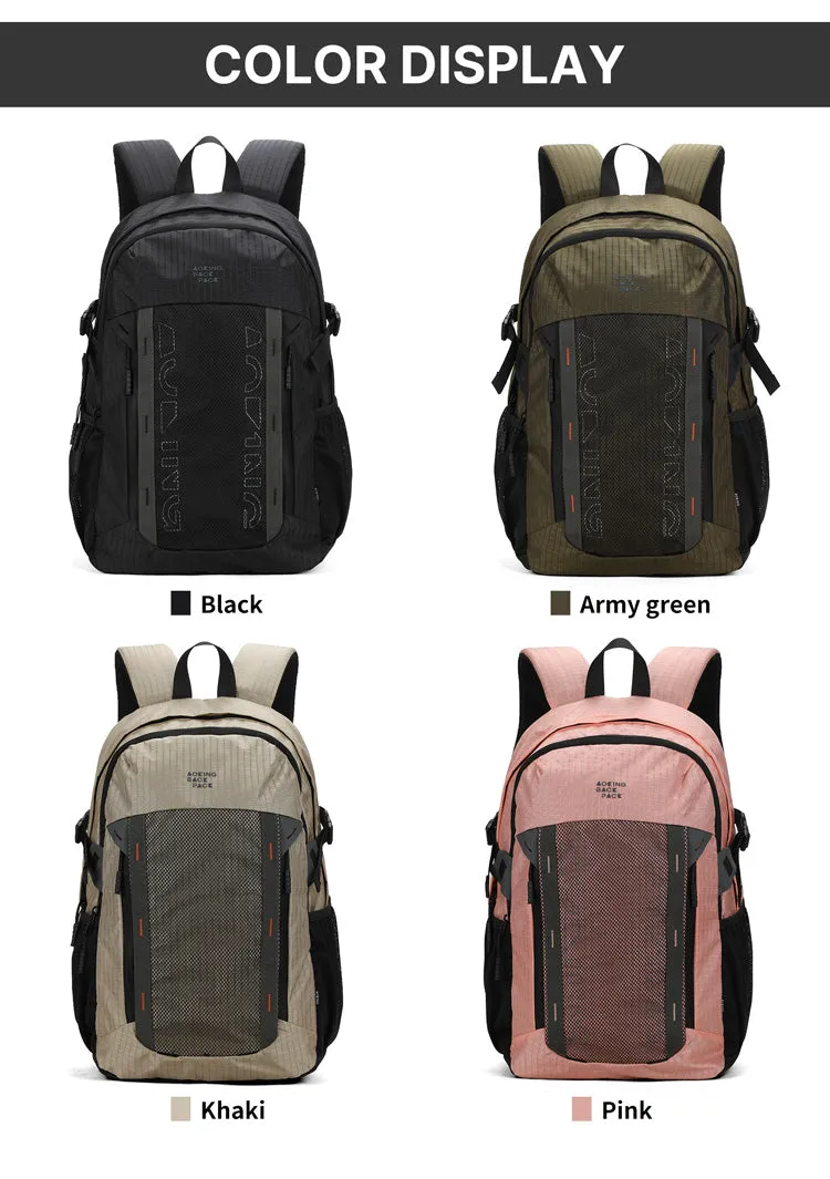 Aoking Backpack Black Casual Backpack Student Bag XN3377