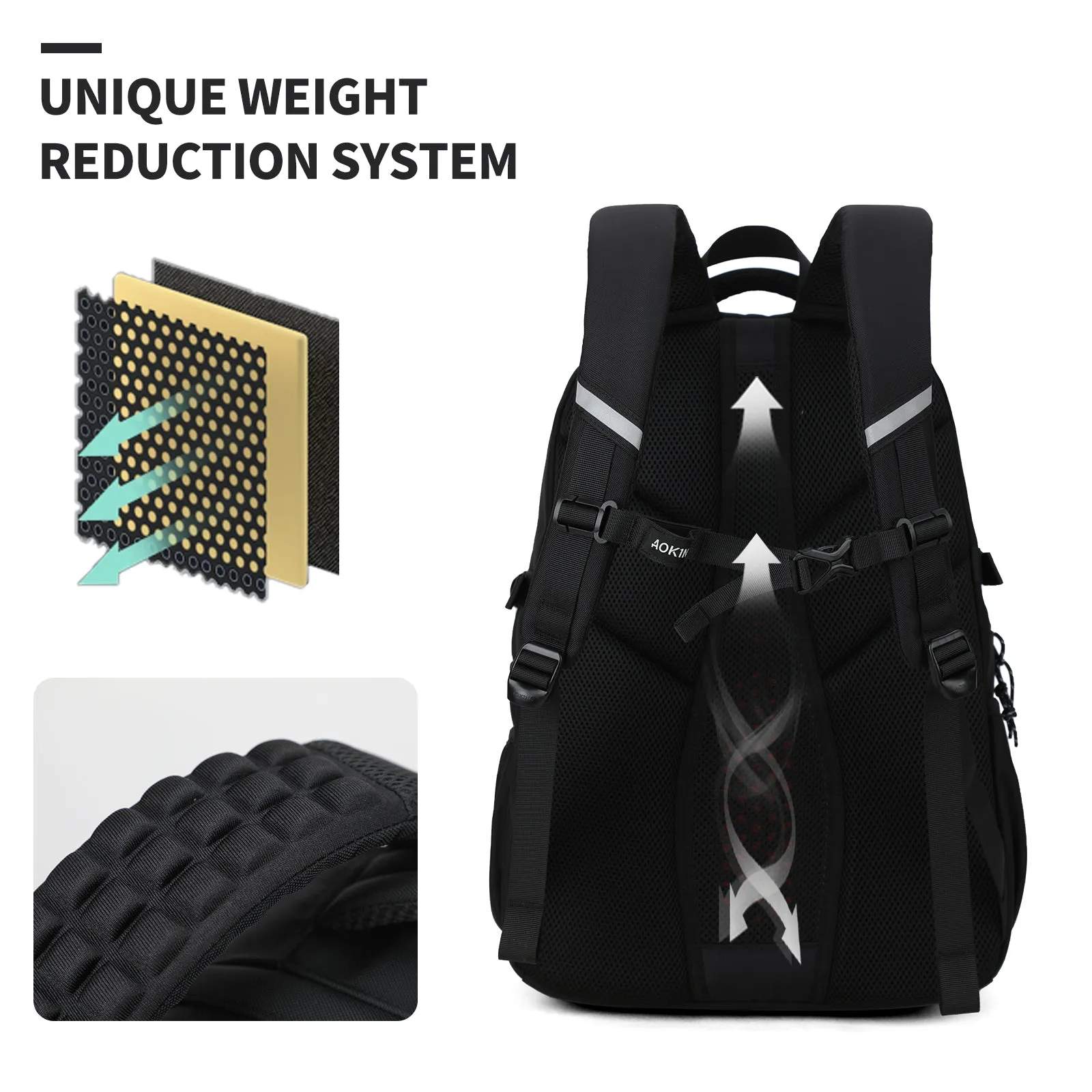 Aoking Backpack Large Capacity Casual Backpack Student Bag XN3360