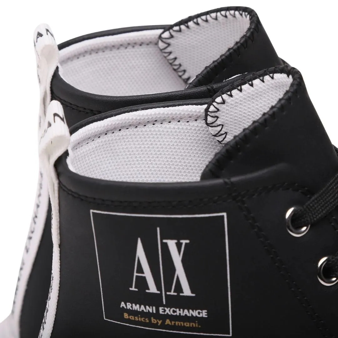 ARMANI EXCHANGE Lace-Up Boots Womens XDZ025-BLK