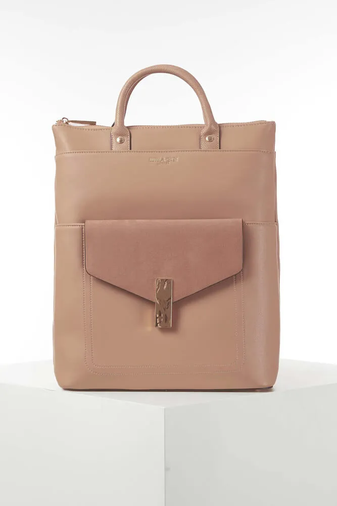 Audrey Mocha Laptop Backpack