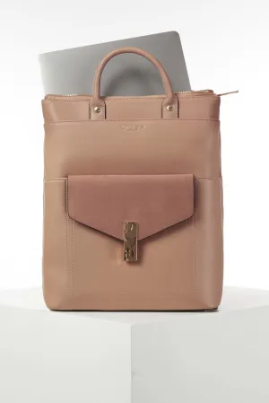 Audrey Mocha Laptop Backpack