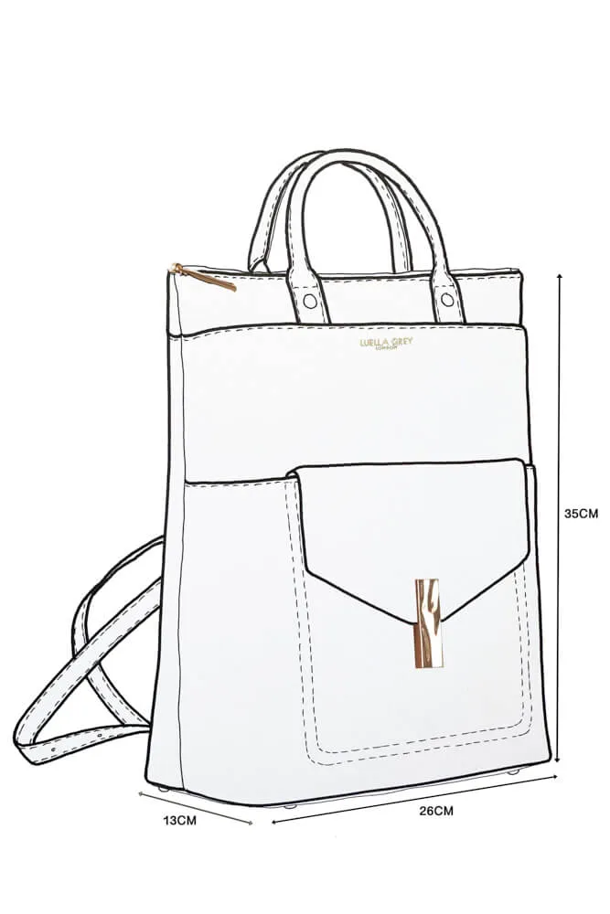 Audrey Mocha Laptop Backpack