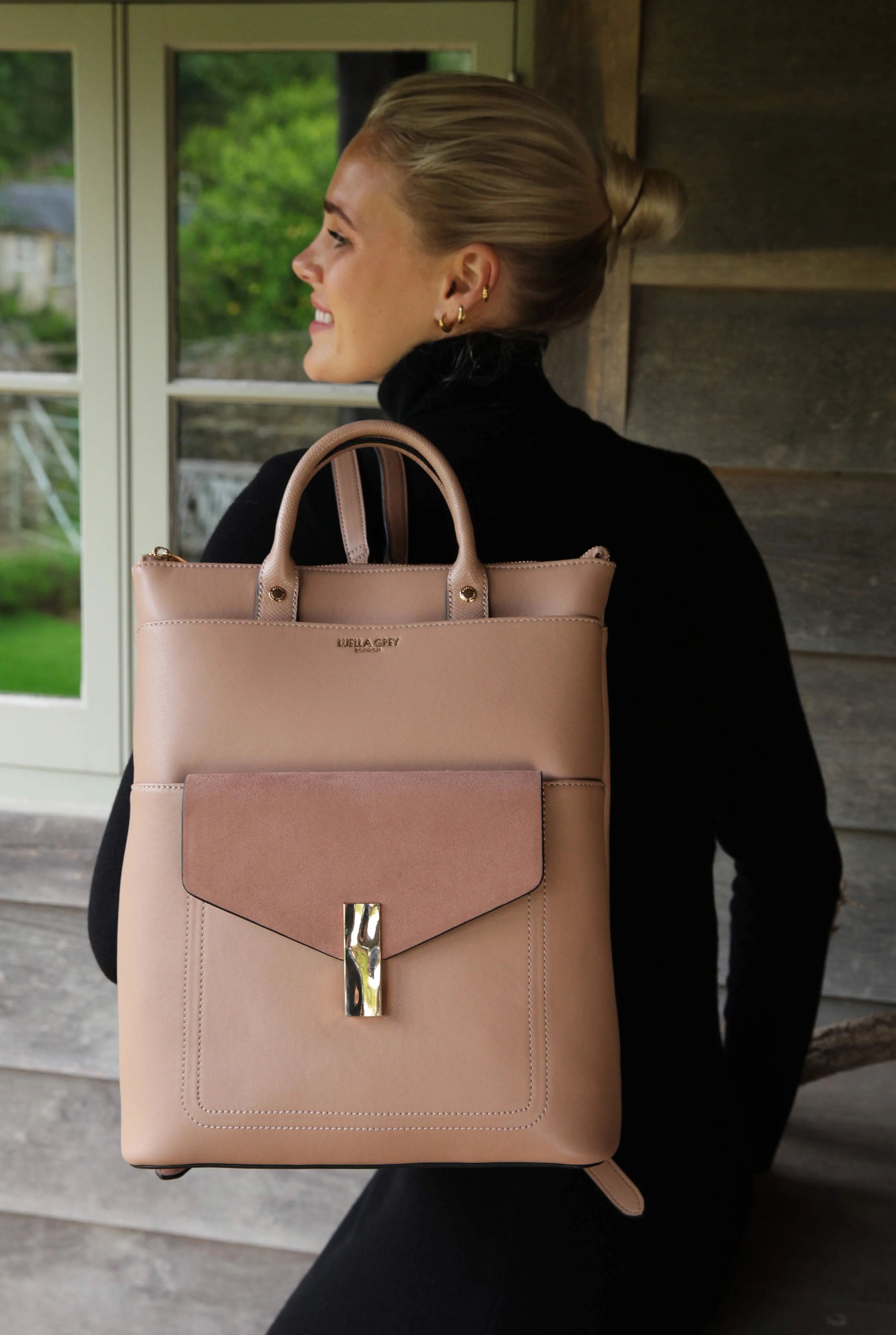 Audrey Mocha Laptop Backpack