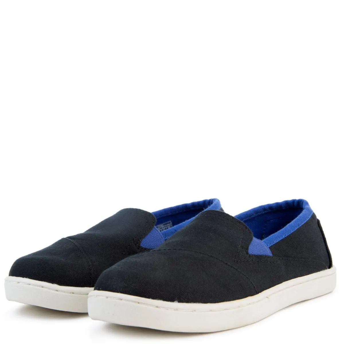Avalon Black Canvas Slip-Ons