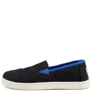 Avalon Black Canvas Slip-Ons