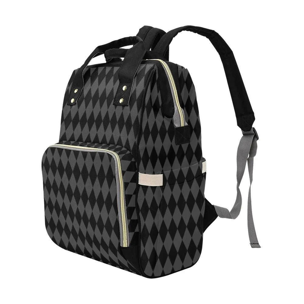 Baby Goth Diaper Nappy Bag Goth Baby Bag Goth Backpack Goth Purse Goth Baby Stuff Gothic Baby Stuff Horror Spooky Nursery Skull Baby