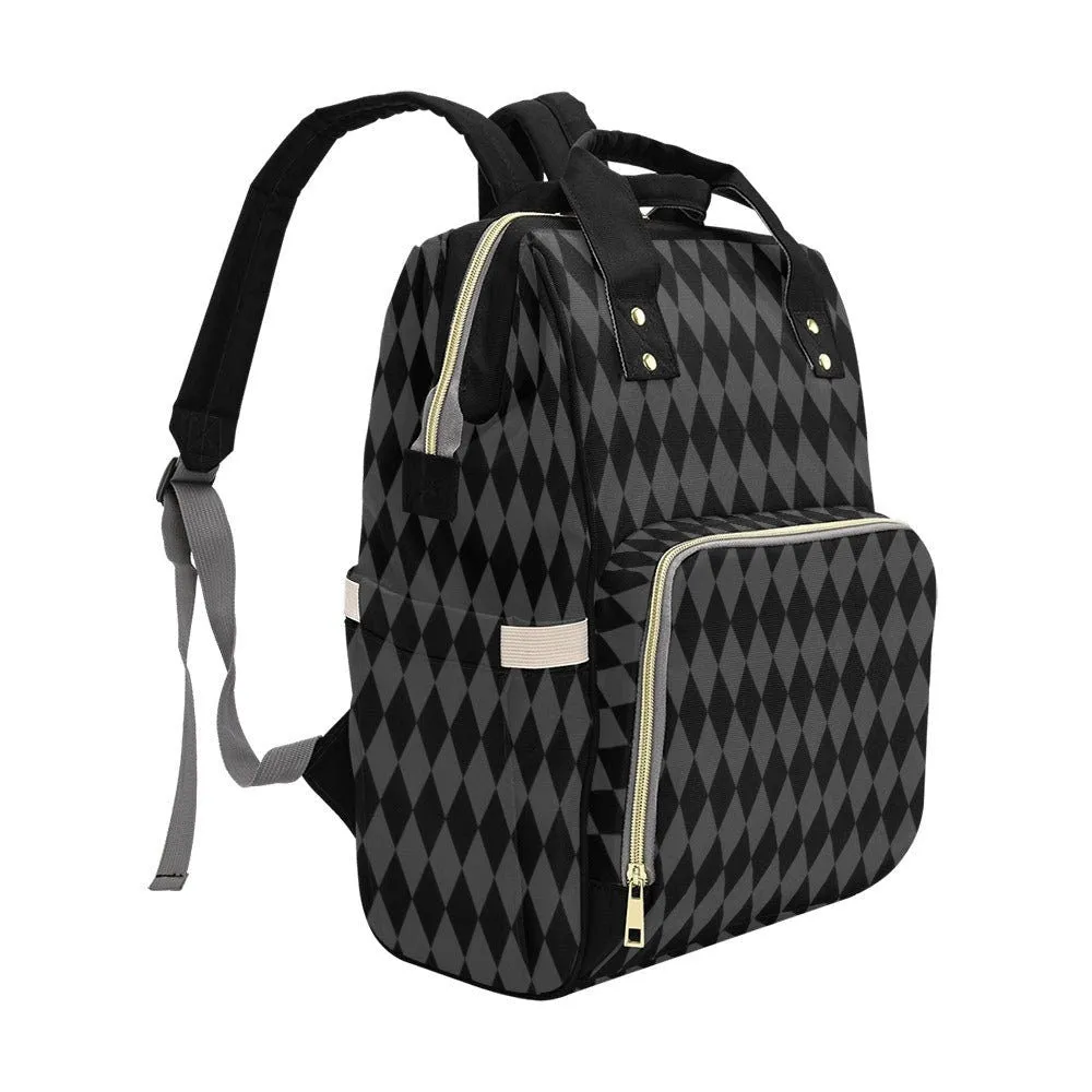 Baby Goth Diaper Nappy Bag Goth Baby Bag Goth Backpack Goth Purse Goth Baby Stuff Gothic Baby Stuff Horror Spooky Nursery Skull Baby