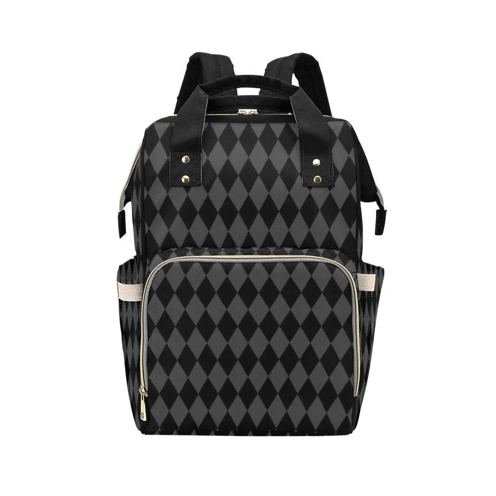 Baby Goth Diaper Nappy Bag Goth Baby Bag Goth Backpack Goth Purse Goth Baby Stuff Gothic Baby Stuff Horror Spooky Nursery Skull Baby