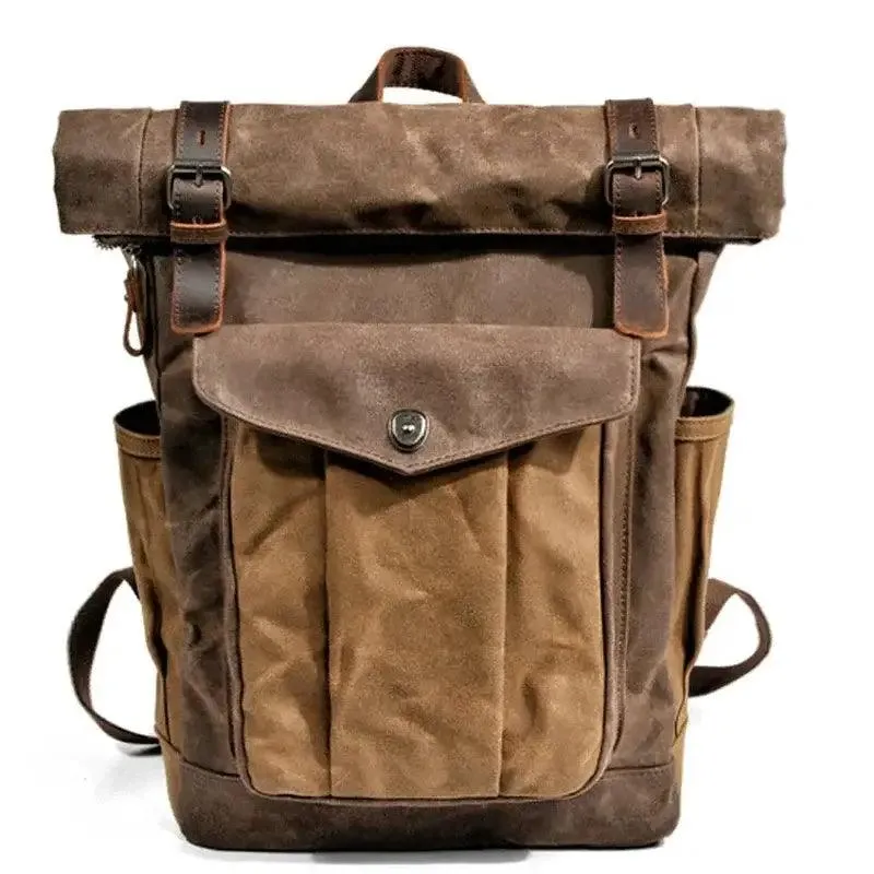 Backpack crafted with Crazy Horse Leather