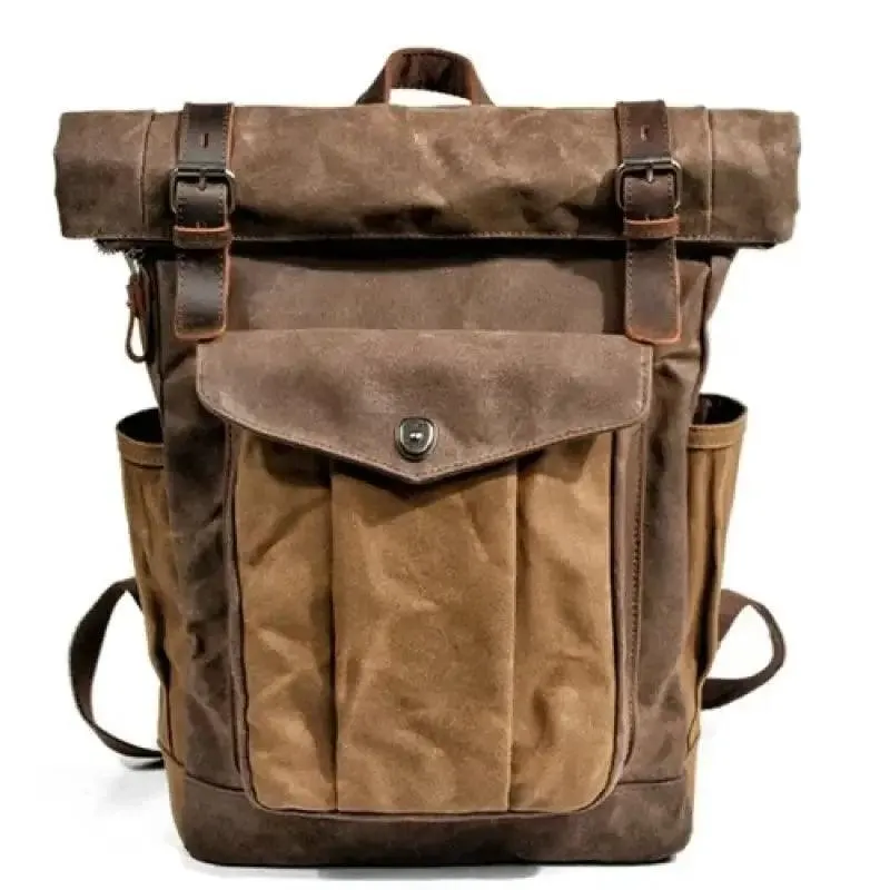 Backpack crafted with Crazy Horse Leather