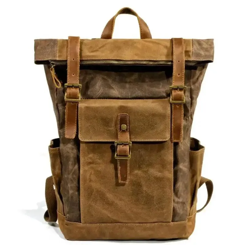 Backpack crafted with Crazy Horse Leather