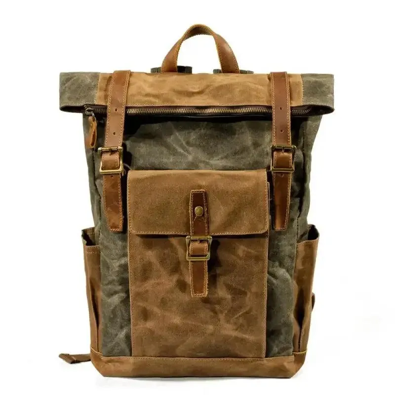 Backpack crafted with Crazy Horse Leather