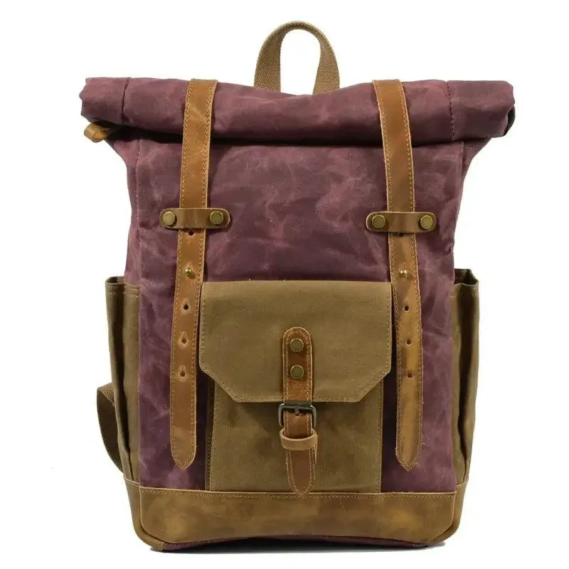 Backpack crafted with Crazy Horse Leather