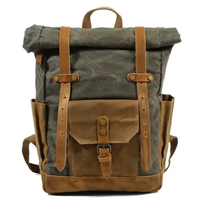 Backpack crafted with Crazy Horse Leather