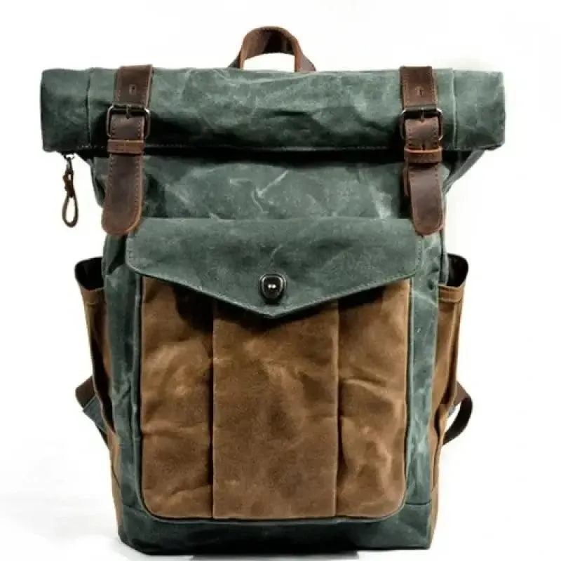 Backpack crafted with Crazy Horse Leather