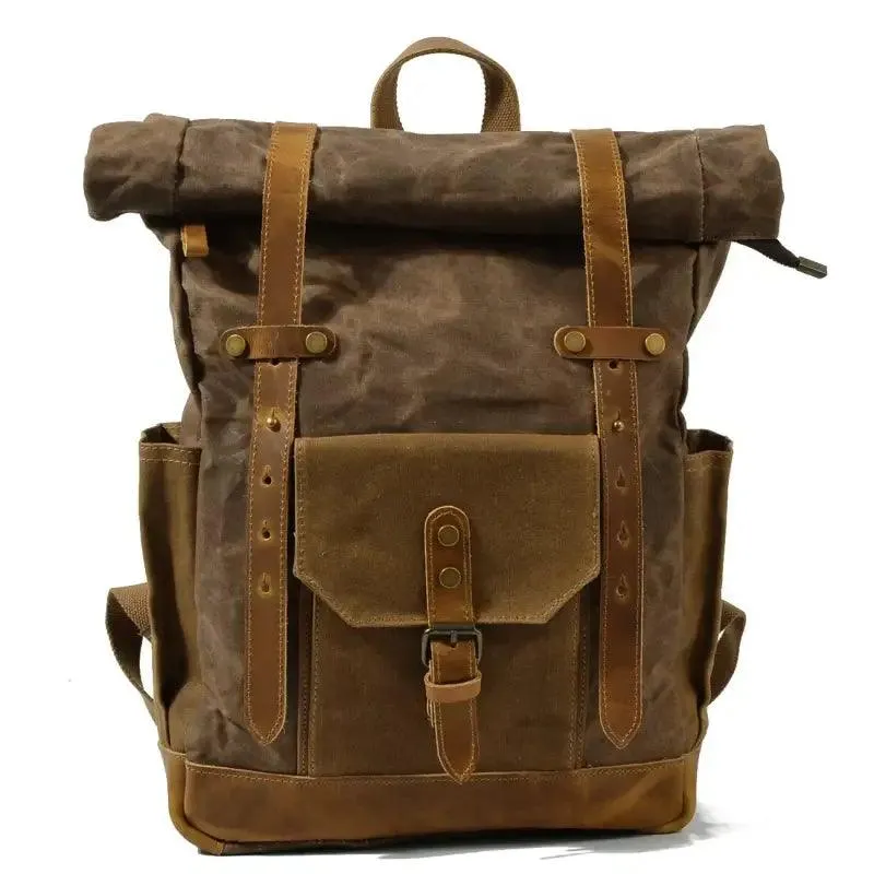 Backpack crafted with Crazy Horse Leather