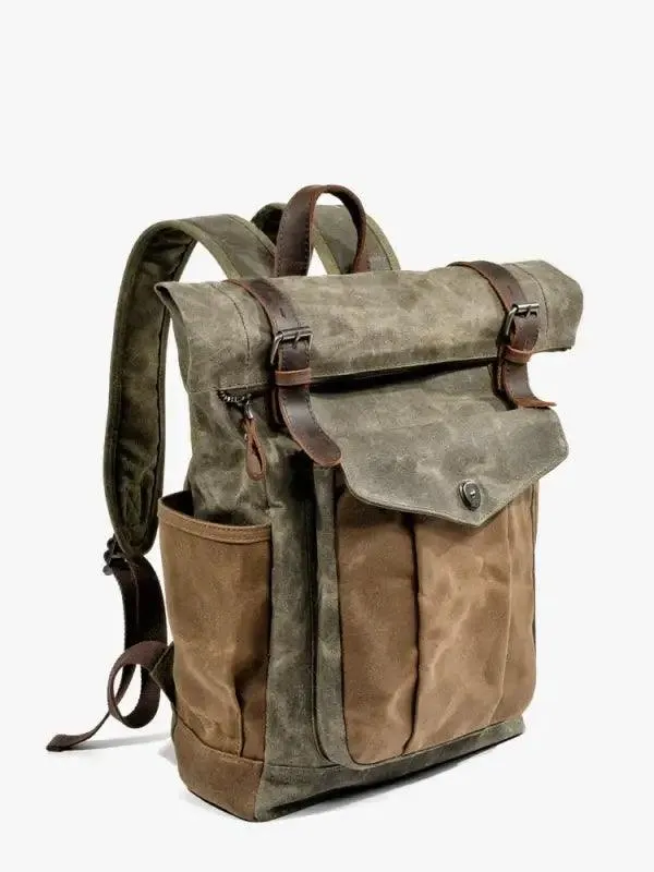 Backpack crafted with Crazy Horse Leather