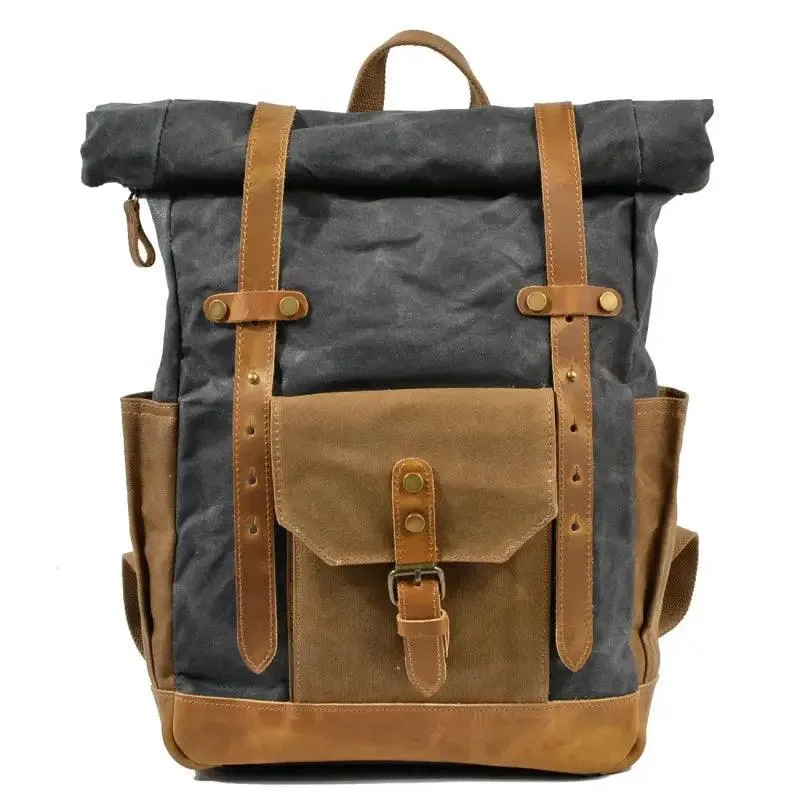 Backpack crafted with Crazy Horse Leather