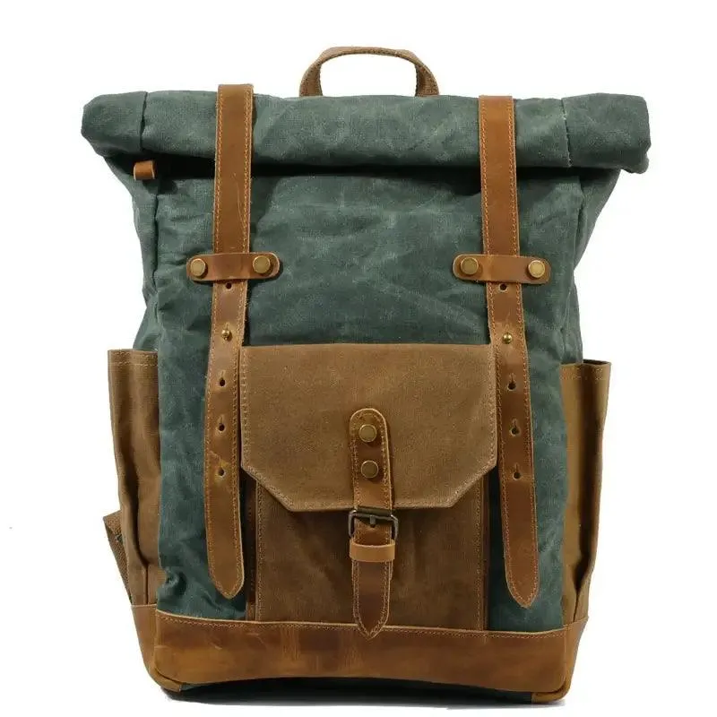 Backpack crafted with Crazy Horse Leather