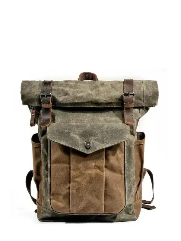 Backpack crafted with Crazy Horse Leather