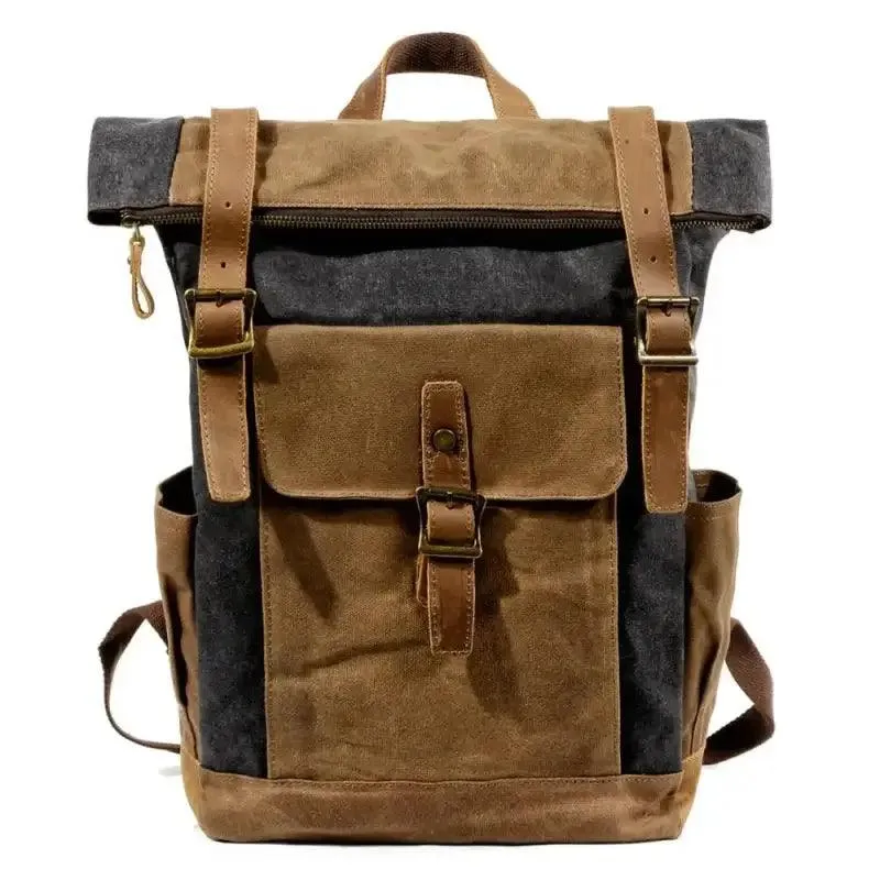 Backpack crafted with Crazy Horse Leather